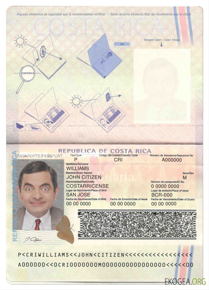 Passeport costaricien